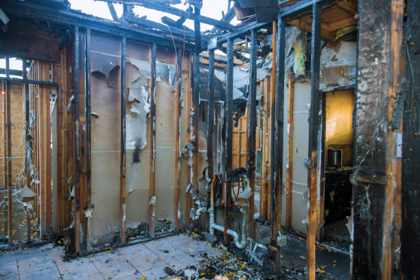 Professional Emergency Fire Cleanup technician working in Princeton, FL